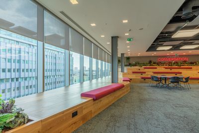 Roller Blind Systems, SG 4910, Versascreen 1-10%, Virgin Money, Glasgow, Scotland, United Kingdom