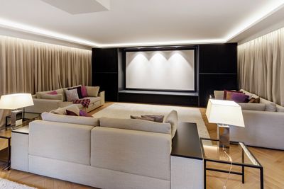 Verhojärjestelmät, SG 5600, Customer Fabrics, Villa at the lake, Lucerne, Switzerland