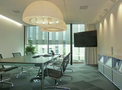 Kierrekaihdinmallisto, SG 4910, Multiscreen 1-10%, Room shot "Capital Dynamics", Zürich, Switzerland