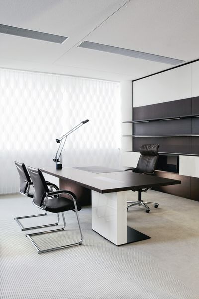 Lamelliverhojärjestelmät, SG 2910, Multi Visio, Room shot "Bene Office and Showroom", Vienna, Austria, Vertical Waves
