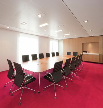 Paneeliverhojärjestelmät, SG 2700, Colorama 1, Room shot "DLA Piper",Amsterdam, the Netherlands
