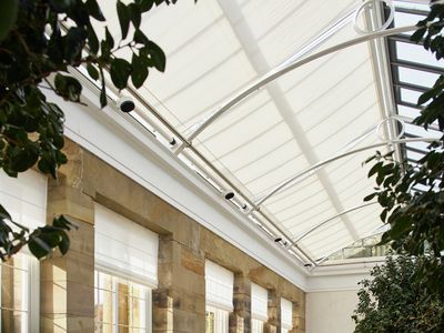Lapeikkuna- ja Skylight-järjestelmät, SG 8600, Versascreen 1-10%, The Camellia House, Wentworth, South Yorkshire, United Kingdom